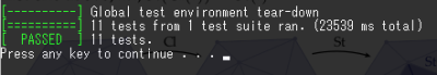 11 tests passed
